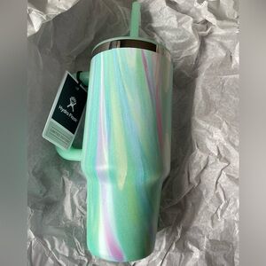 Hydro Flask 32 oz Travel Tumbler in Jelly Green Swirl